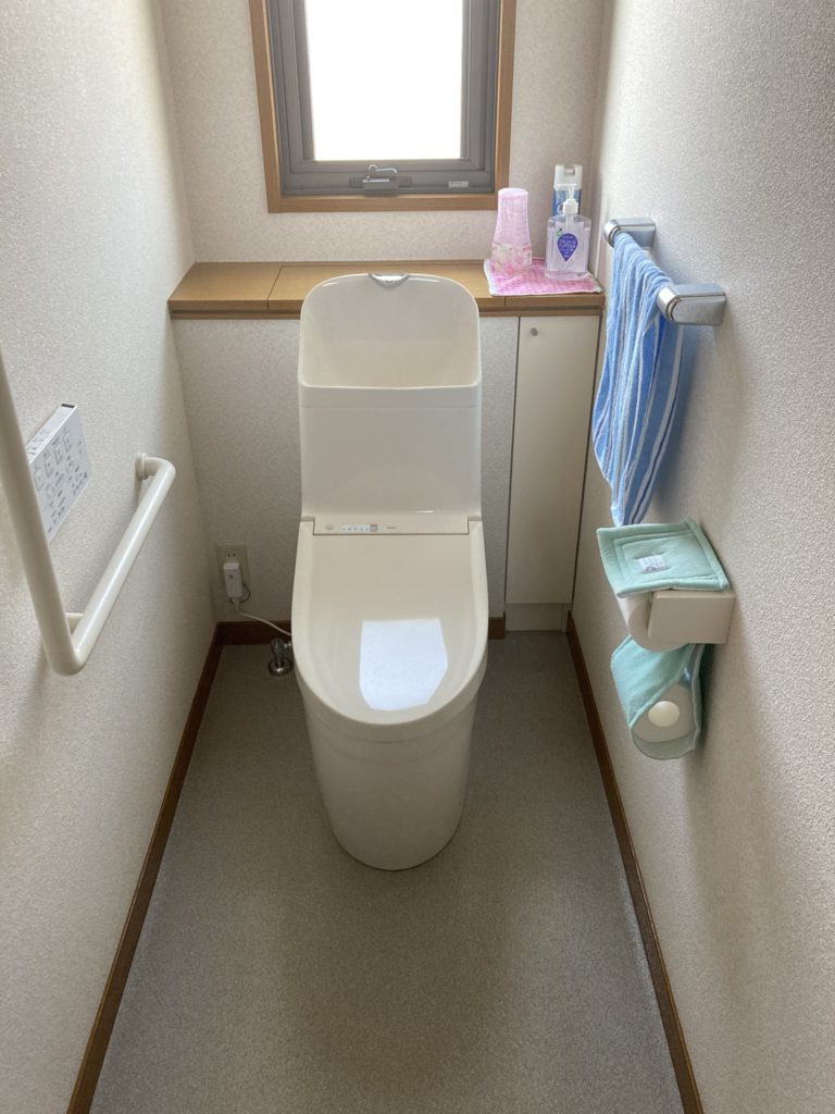 2月16日 トイレリフォームが完成しました！｜スタッフブログ｜ブログ｜滋賀のリノベーションは桃栗柿屋